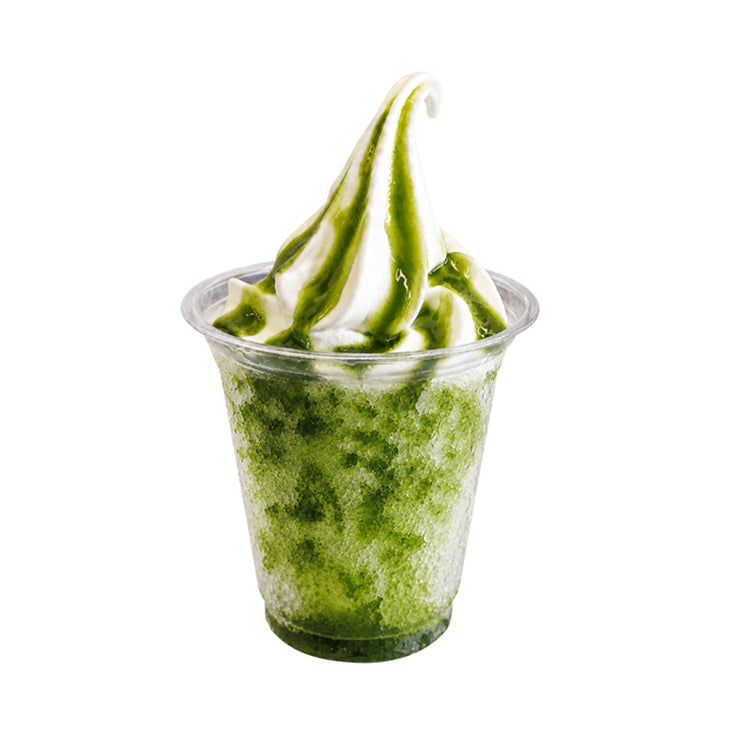 かき氷フロート抹茶