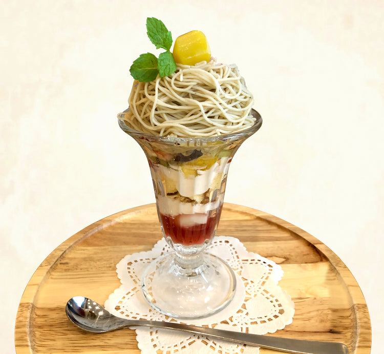モンブランパフェくり