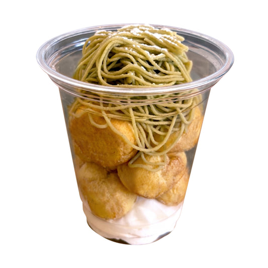 テイクアウト カステラパフェ(ほうじ茶)