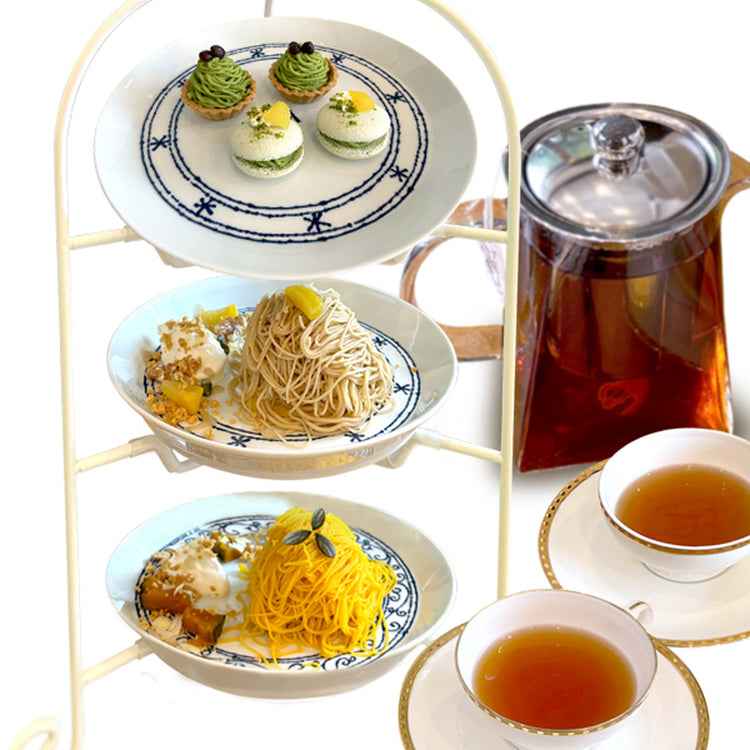 抹茶のアフタヌーンティーセット2名2種