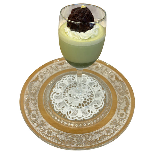 抹茶プリン(プチモンブラン付き)